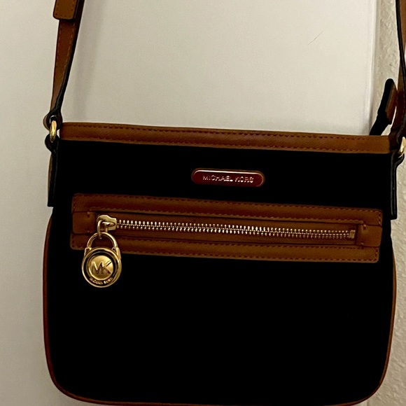 Michael Kors Black/Brown Nylon Bag/Purse - Picture 2 of 4